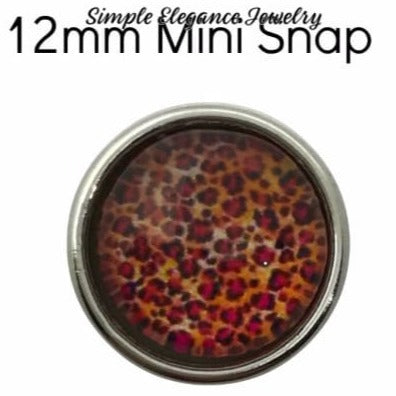 Mini Animal Print Snap Charm-12mm for Snap Jewelry - 1940 - Snap Jewelry