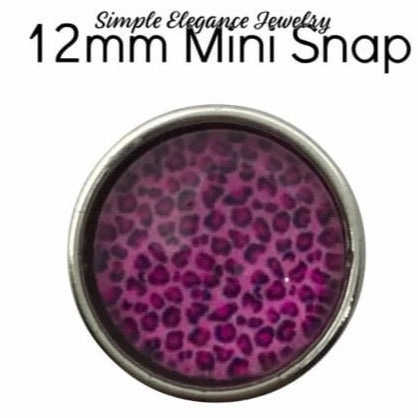 Mini Animal Print Snap Charm-12mm for Snap Jewelry - 1941 - Snap Jewelry
