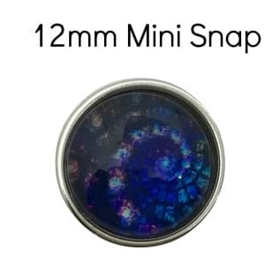 Mini Rainbow Swirl Snap Charm-12mm for Snap Jewelry - 1947 - Snap Jewelry