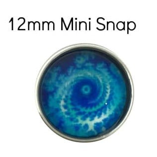 Mini Rainbow Swirl Snap Charm-12mm for Snap Jewelry - 1948 - Snap Jewelry