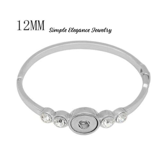 Mini Snap 12mm Bangle Bracelet - Snap Jewelry