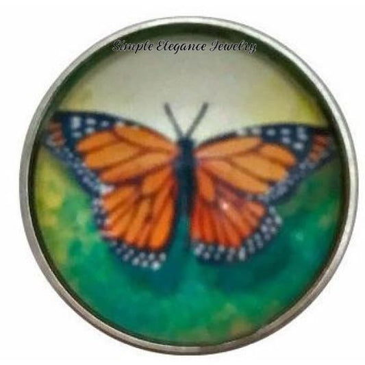 Monarch Butterfly Snap 20mm for Snap Jewelry - Snap Jewelry