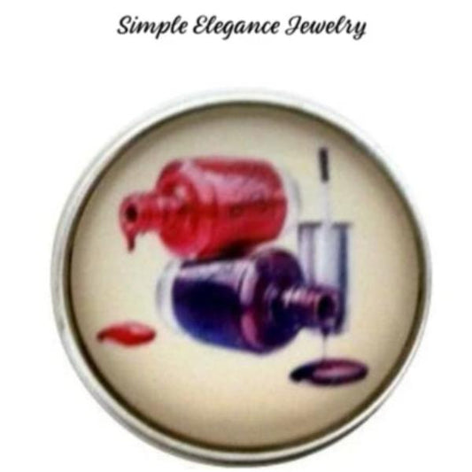 Nail Polish (Beauty Salon) Snap Charm 20mm for Snap Jewelry - Snap Jewelry