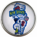 New Jersey State Snap 20mm for Snap Jewelry - Snap Jewelry