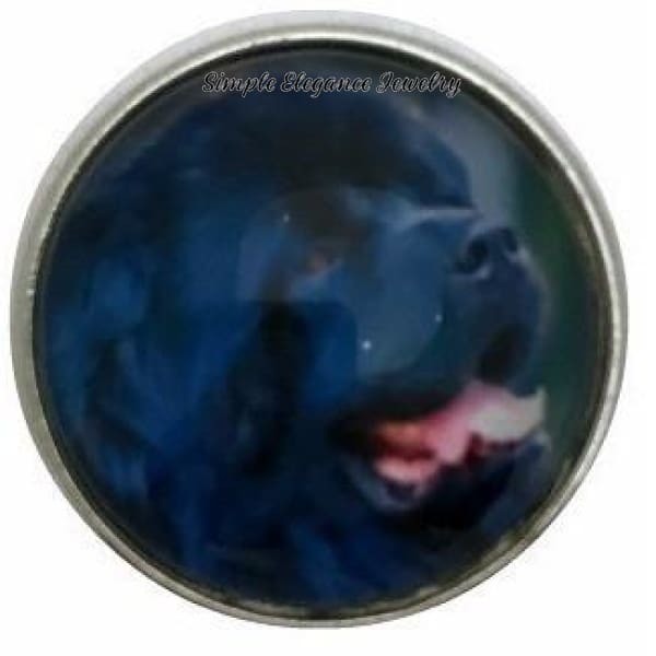 Newfoundland Dog Snap 20mm for Snap Jewelry - Snap Jewelry