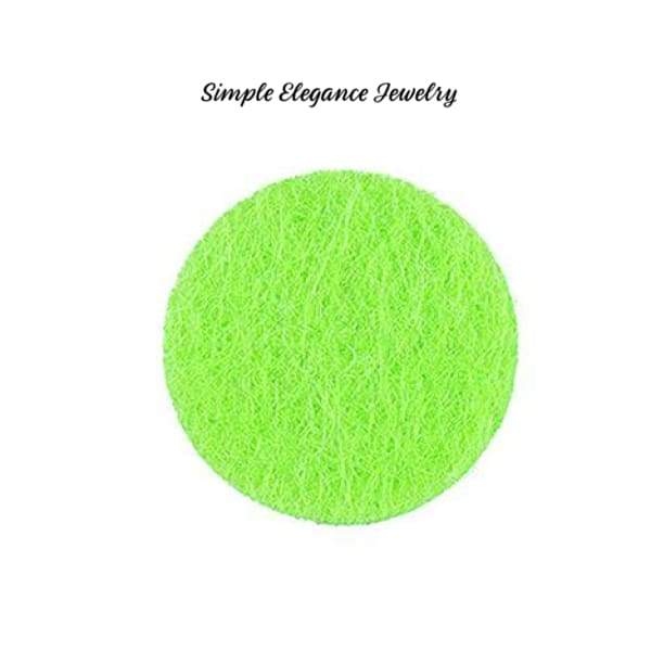 Oil/Perfume Deffuiser Snap Charm 20mm for Snap Jewelry-Simple Elegance Jewelry - Extra Disc / Lime Green - Snap Jewelry