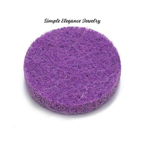 Oil/Perfume Deffuiser Snap Charm 20mm for Snap Jewelry-Simple Elegance Jewelry - Extra Disc / Purple - Snap Jewelry