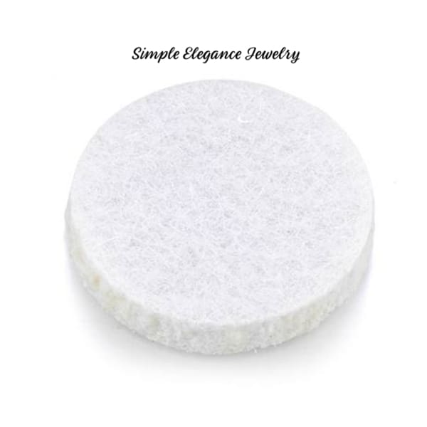 Oil/Perfume Deffuiser Snap Charm 20mm for Snap Jewelry-Simple Elegance Jewelry - Extra Disc / White - Snap Jewelry