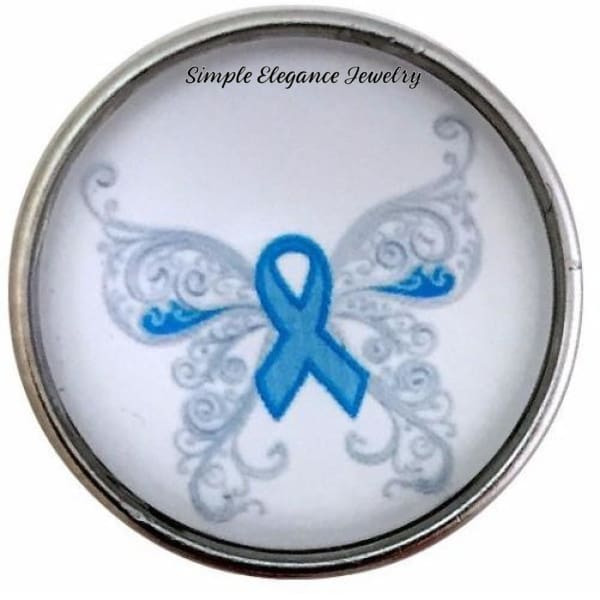Ovarian Cancer Ribbon Snap 20mm for Snap Jewelry - Snap Jewelry