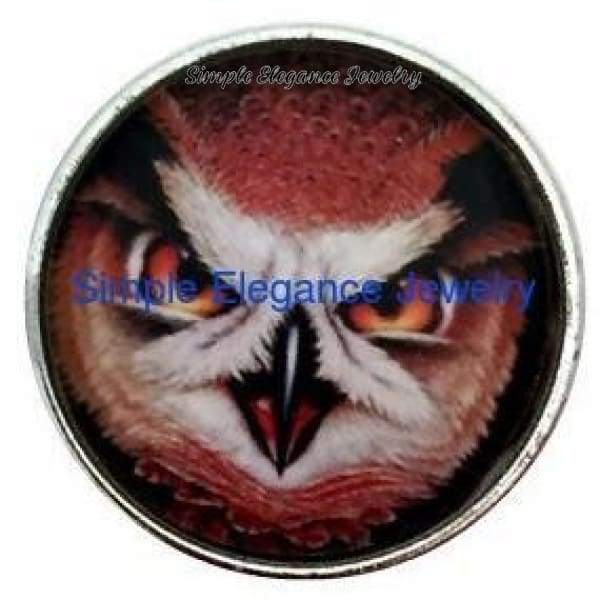 Owl Face Snap 20mm for Snap Jewelry - Snap Jewelry