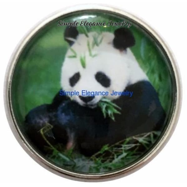 Panda Snap Charm 20mm for Snap Jewelry - Snap Jewelry