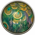 Peacock Feather Eye Snap 20mm for Snap Jewelry - Snap Jewelry