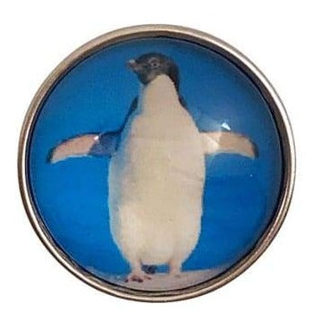 Penguin Snap Charm 20mm for Snap Jewelry - Snap Jewelry