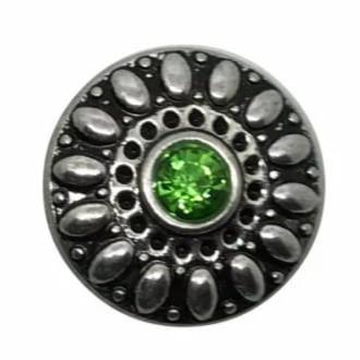 Peridot Green Birthstone Snap 18mm for Snap Jewelry - Snap Jewelry