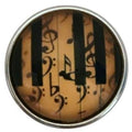 Piano Snap Charm 20mm - Snap Jewelry