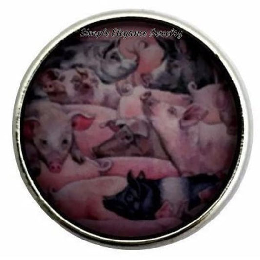 Pig Snap Charm 20mm for Snap Jewelry - Snap Jewelry
