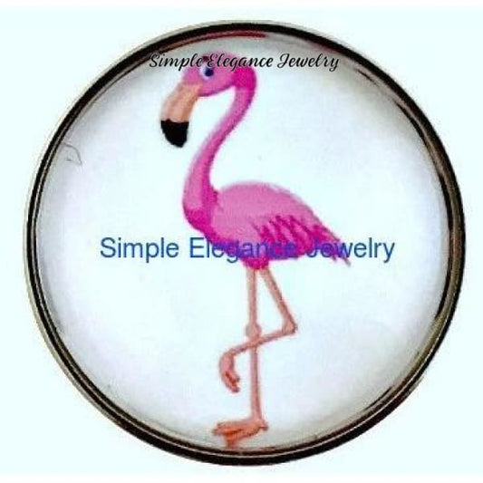 Pink Flamingo Snap 20mm - Snap Jewelry