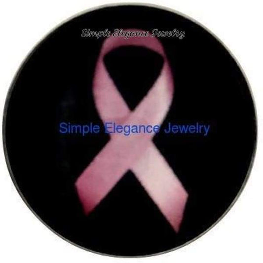 Pink Ribbon Snap 20mm for Snap Jewelry - Snap Jewelry