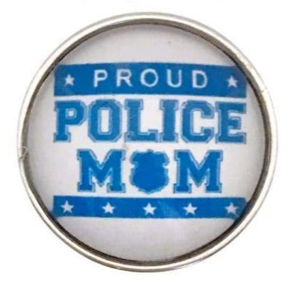 Police Mom Snaps 20mm for Snap Jewelry - Snap Jewelry