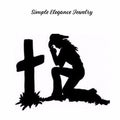 Praying Cowgirl Snap Charm 20mm for Snap Jewelry - Snap Jewelry