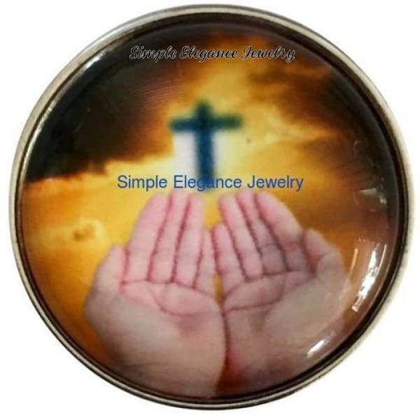 Praying Hands Snap 20mm for Snap Jewelry (1097) - Snap Jewelry