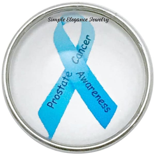 Prostate Cancer Awareness Snap Charm 20mm for Snap Jewelry - Snap Jewelry