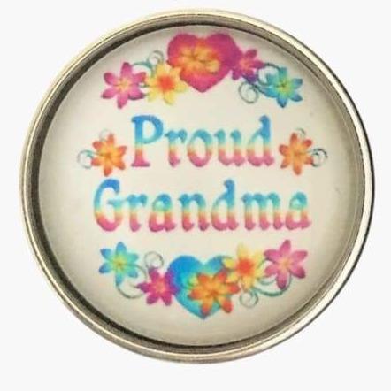 Grandma Snap Charm 20mm - Snap Jewelry