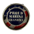 Proud Marine Grandma Snap Charm 20mm - Snap Jewelry