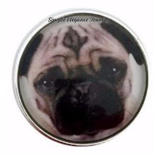 Pug Dog Face Snap 20mm for Snap Jewelry - Snap Jewelry