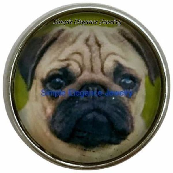 Pug Dog Snap 20mm for Snap Jewelry - Snap Jewelry
