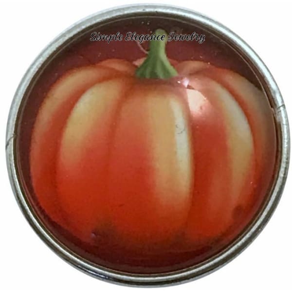 Pumpkin Snap Charm 20mm for Snap Jewelry - Snap Jewelry
