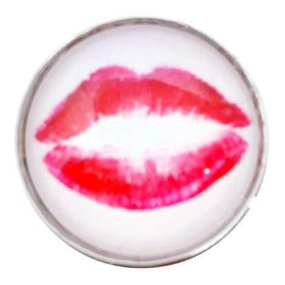 Red Lips Snap 20mm for Snap Charms - Snap Jewelry