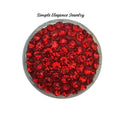 Red Rhinestone 12mm MINI Snap - Snap Jewelry