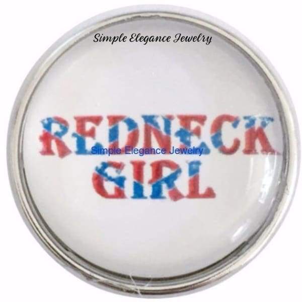 Redneck Girl Snap 20mm for Snap Charm Jewelry - Snap Jewelry