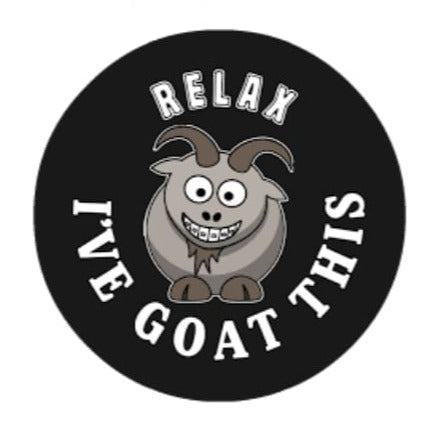Relax I Goat This Snap 20mm for Snap Charm Jewelry - Snap Jewelry