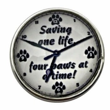 Rescue Dog Snap 20mm for Snap Charms - Snap Jewelry