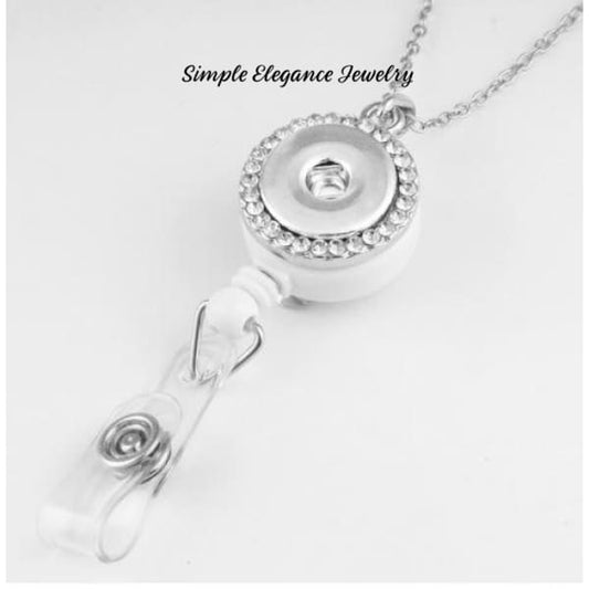 Retractable Necklace Snap Badge Holder 18mm-20mm - Snap Jewelry