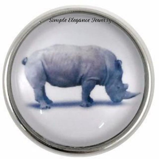 Rhino Snap Charm 20mm for Snap Charm Jewelry - Snap Jewelry