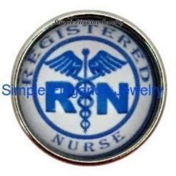 RN Nurse Snap 20mm for Snap Charm Jewelery - Snap Jewelry