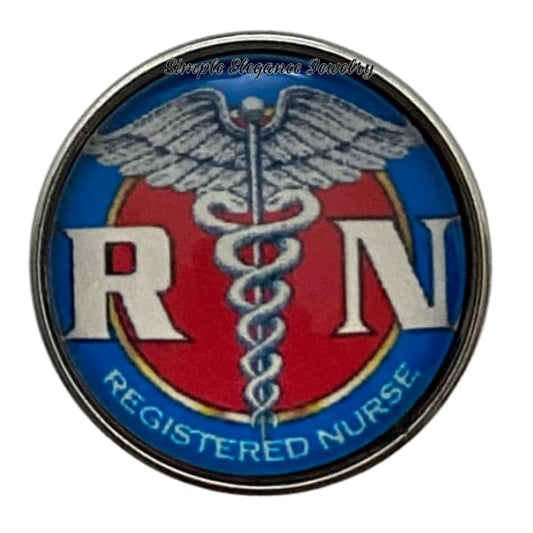 RN Nurse Snap Charm 20mm - Snap Jewelry