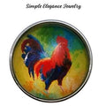 Rooster Snap Charm 20mm for Snap Jewelry - Snap Jewelry
