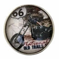 Route 66 Motorcycle Snap Charm 20mm - Snap Jewelry