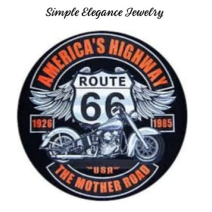Route 66 Snap 20mm Snap for Snap Jewelry - Snap Jewelry