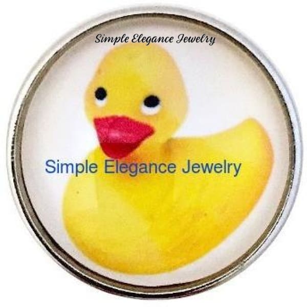 Rubber Duck Snap 20mm for Snap Jewelry - Snap Jewelry