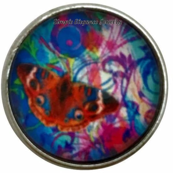 Rust Butterfly Snap 20mm for Snap Jewelry - Snap Jewelry