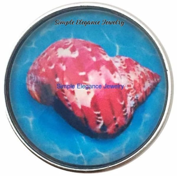 Sea Shell 20mm Snap for Snap Charm Jewelry - Snap Jewelry