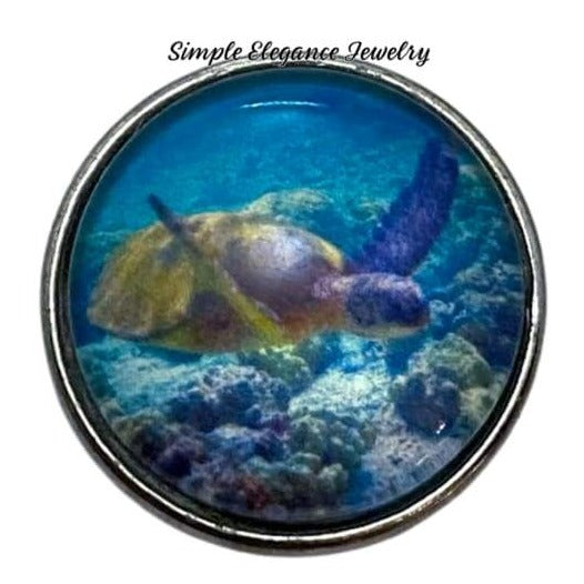 Sea Turtle Snap Charm 20mm - Snap Jewelry