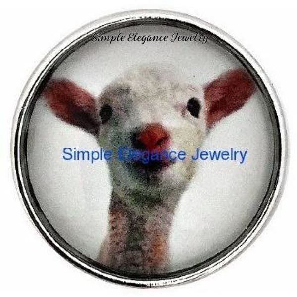 Show Lamb Snap 20mm for Snap Charm Jewelry - Snap Jewelry