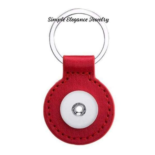 Snap Key Chain Single Snap 20mm Snaps - Cherry Red - Snap Jewelry