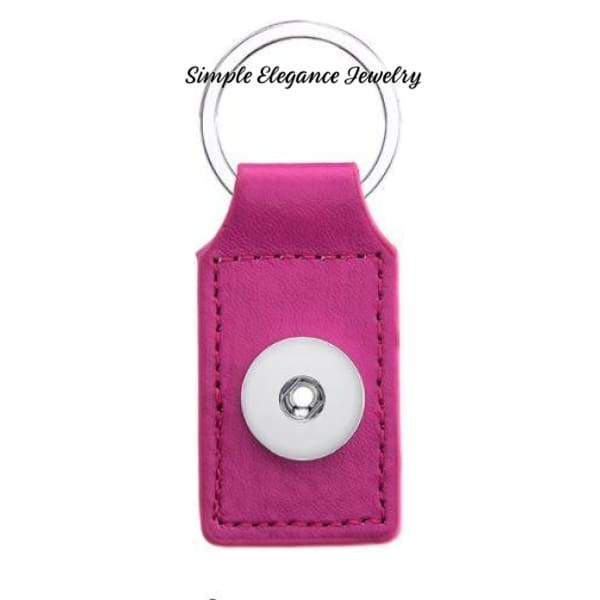 Snap Key Chain Single Snap 20mm Snaps - Dark Pink - Snap Jewelry